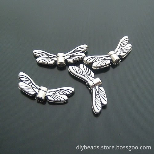 wholesale alloy butterfly spacer beads 20x5mm for jewerly findings